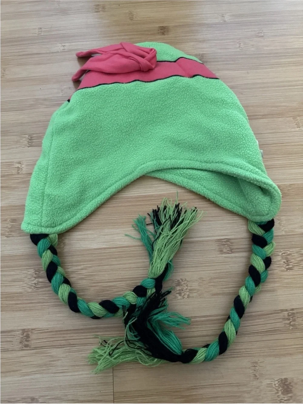 NWT TMNT Reversible Peruvian Halloween Winter Hat Donatello Raphael Turtles